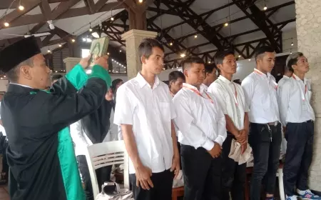 350 Pengawas TPS Kecamatan Gempol Dilantik, Langsung Untuk Terjun Ke 15 Desa