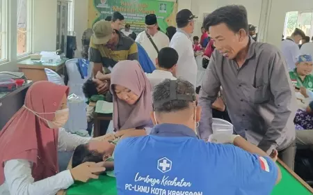 Gandeng Baznas, LKNU Probolinggo Gelar Khitan Massal dan Baksos