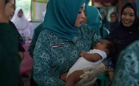 Pj Wali Kota Mojokerto Apresiasi Capaian Sub PIN Polio Putaran Pertama Tembus 101,9%