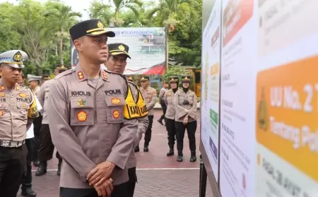 Kapolres Malang Pimpin Simulasi Pengamanan TPS Sebagai Kesiapan Pemilu 2024