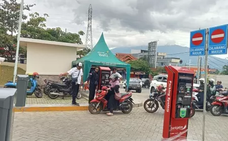 One Gate System Parkir Pasar Among Tani Ditarget Rp 2 Miliar