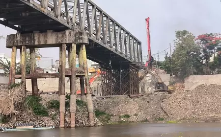 Rehabilitasi Jembatan Glendeng Capai 94 Persen, Pekan Depan Bakal Dibuka