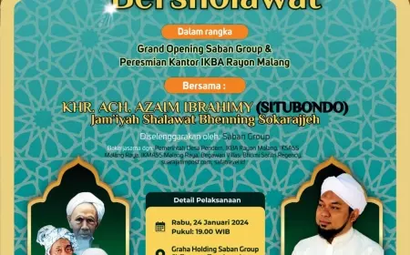 SAKSIKAN LIVE : Kota Batu Bersholawat. Rabu, 24 Januari 2024, pukul 19.00 WIB