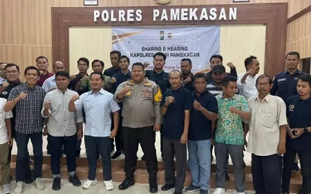 Kapolres & PWI Pamekasan Sepakat Tangkal Berita Hoaks Jelang Pemilu 2024