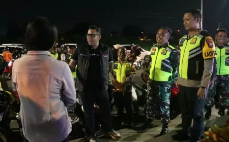 Jelang Pemilu 2024, Forkopimda Kota Mojokerto Lakukan Patroli Skala Besar