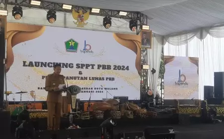 Launching SPPT PBB 2024 dan Pekan Panutan Lunas PBB, Cara Pemkot Malang Ingatkan WP