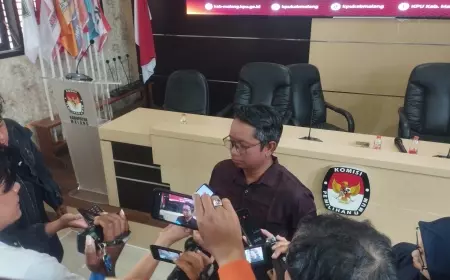14 Hari Jelang Pilpres, KPU Kabupaten Malang Sosialisasi Kinerja Bersama Awak Media