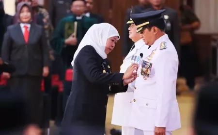 Resmi Jadi PJ Wali Kota Probolinggo, Ini Pesan Khofifah pada Nurkholis