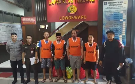Lima Tersangka Mafia Tanah Dilimpahkan Ke PN Malang