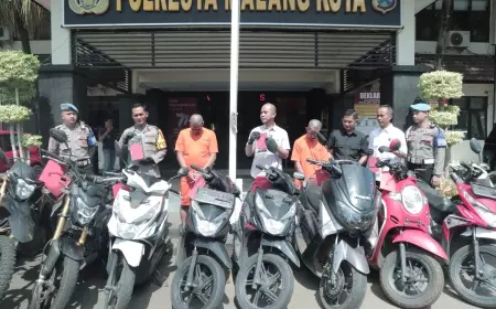 Kepolisian Kota Malang Bekuk Jaringan Curanmor Antar Kota