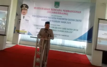 Wakil Ketua DPRD Kabupaten Pasuruan Hadiri Musrenbang Pertama 2024