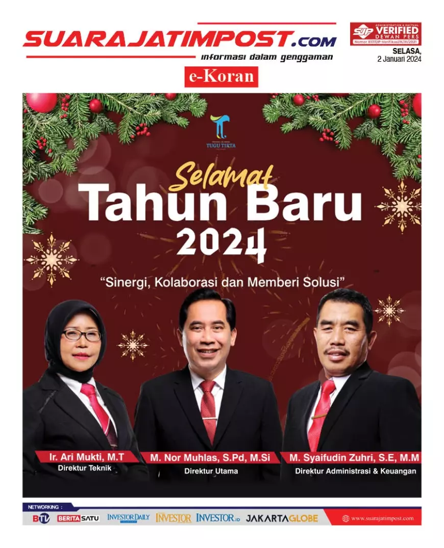 eKoran, Edisi Selasa 2 Januari 2024