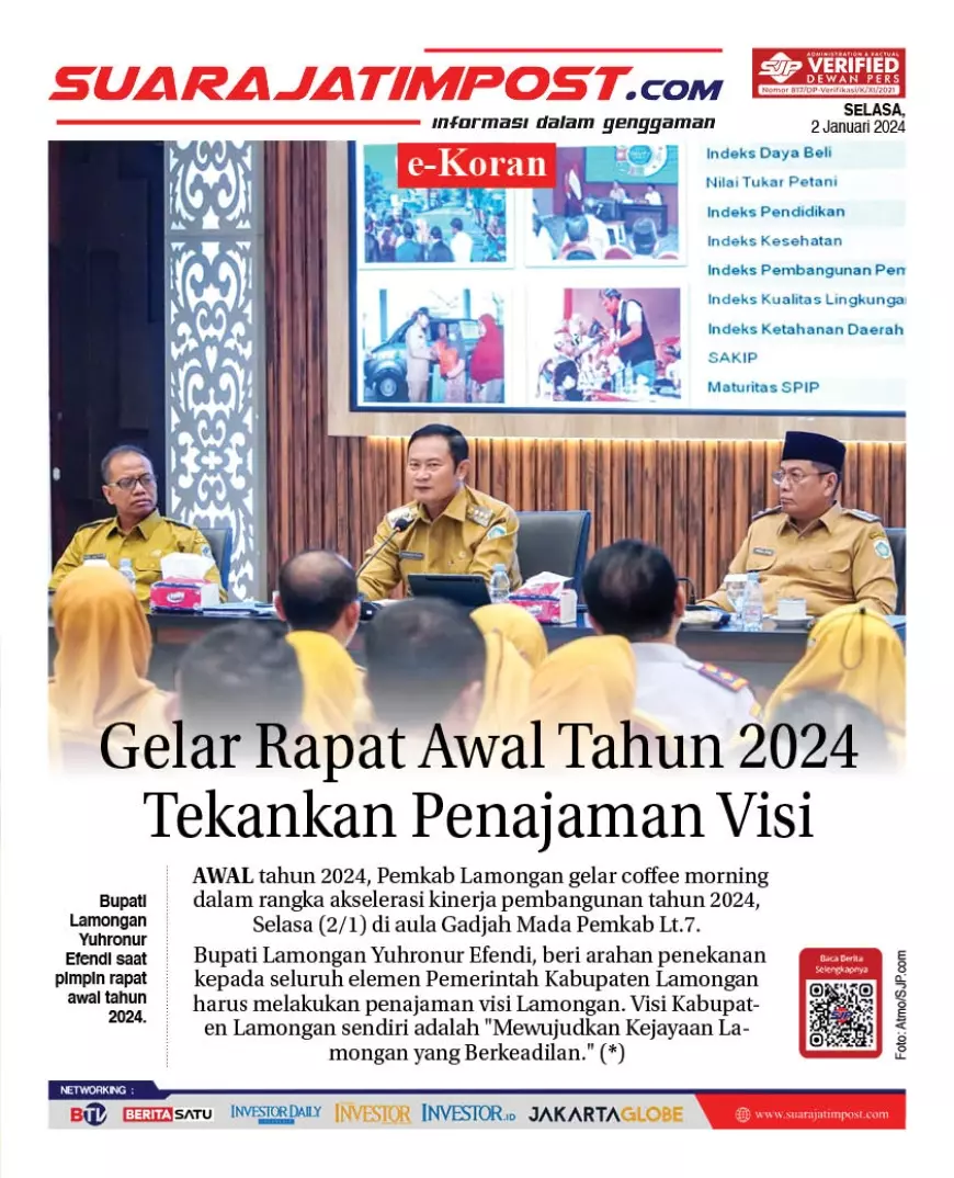 eKoran, Edisi Selasa 2 Januari 2024