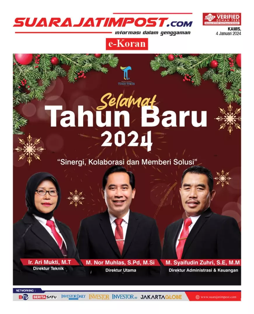 eKoran, Edisi Kamis, 4 Januari 2024