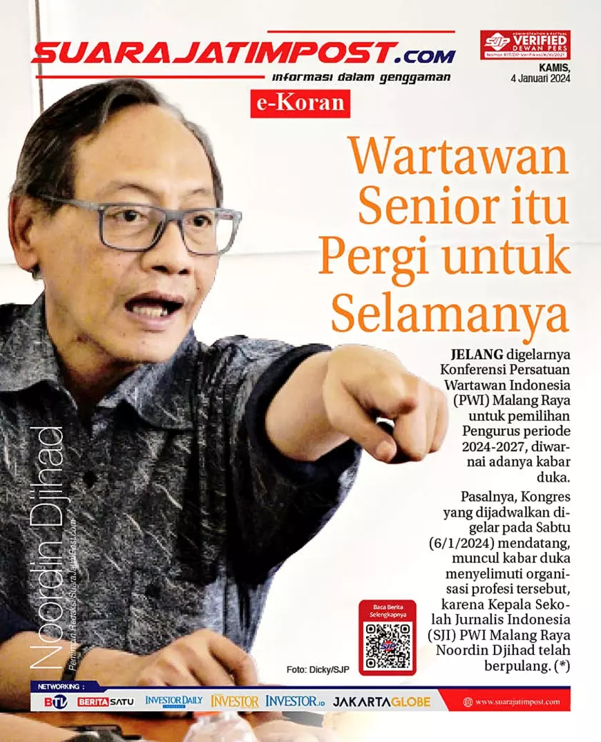 eKoran, Edisi Kamis, 4 Januari 2024