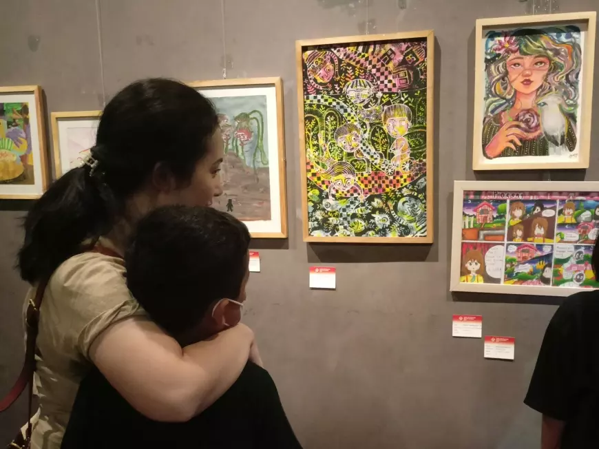Lotus Art Courses Biennale Exhibition 2024, Wadahi Anak-Anak Untuk Berani Berkarya