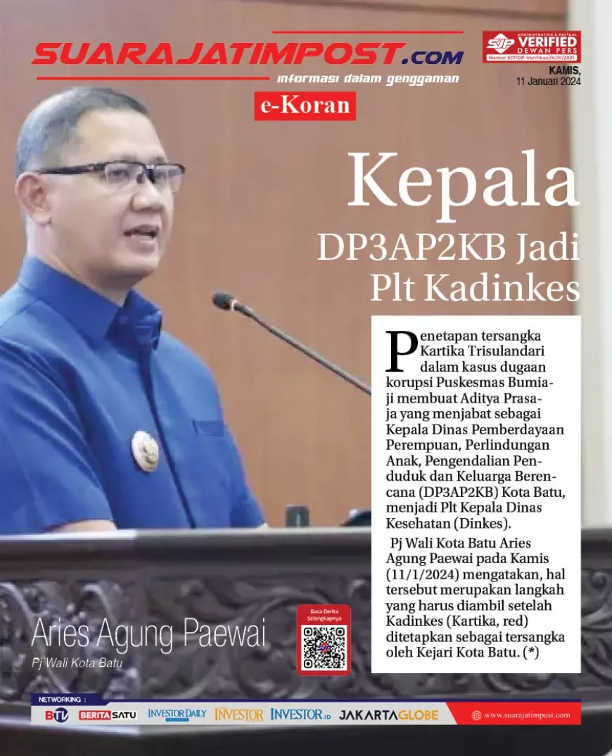 eKoran, Edisi Kamis, 11 Januari 2024