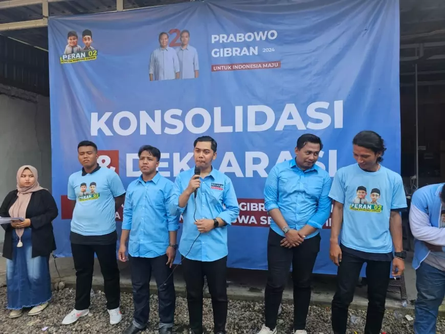 Relawan Pemuda Peran 02 Jatim Yakin Prabowo-Gibran Menang 1 Putaran