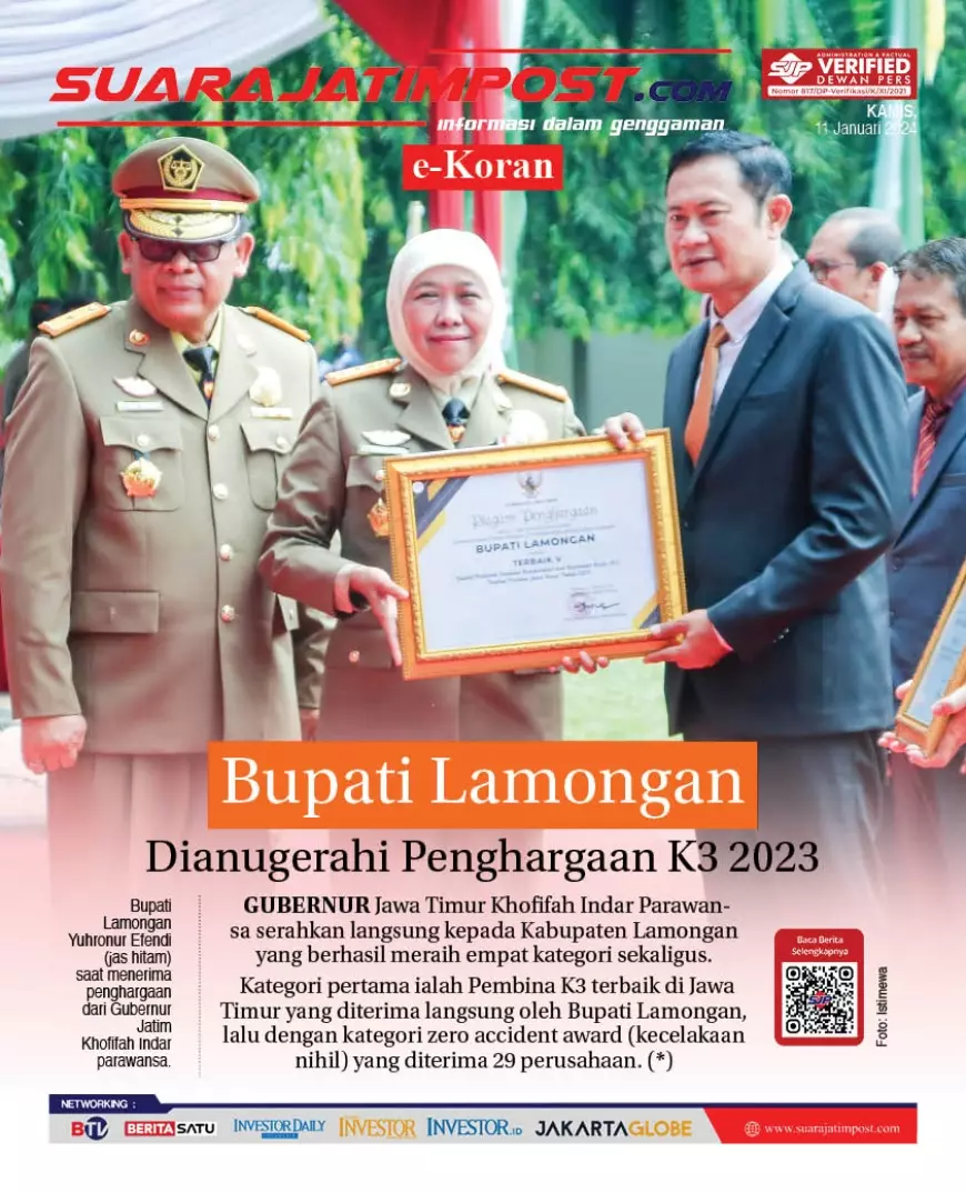 eKoran, Edisi Kamis, 11 Januari 2024