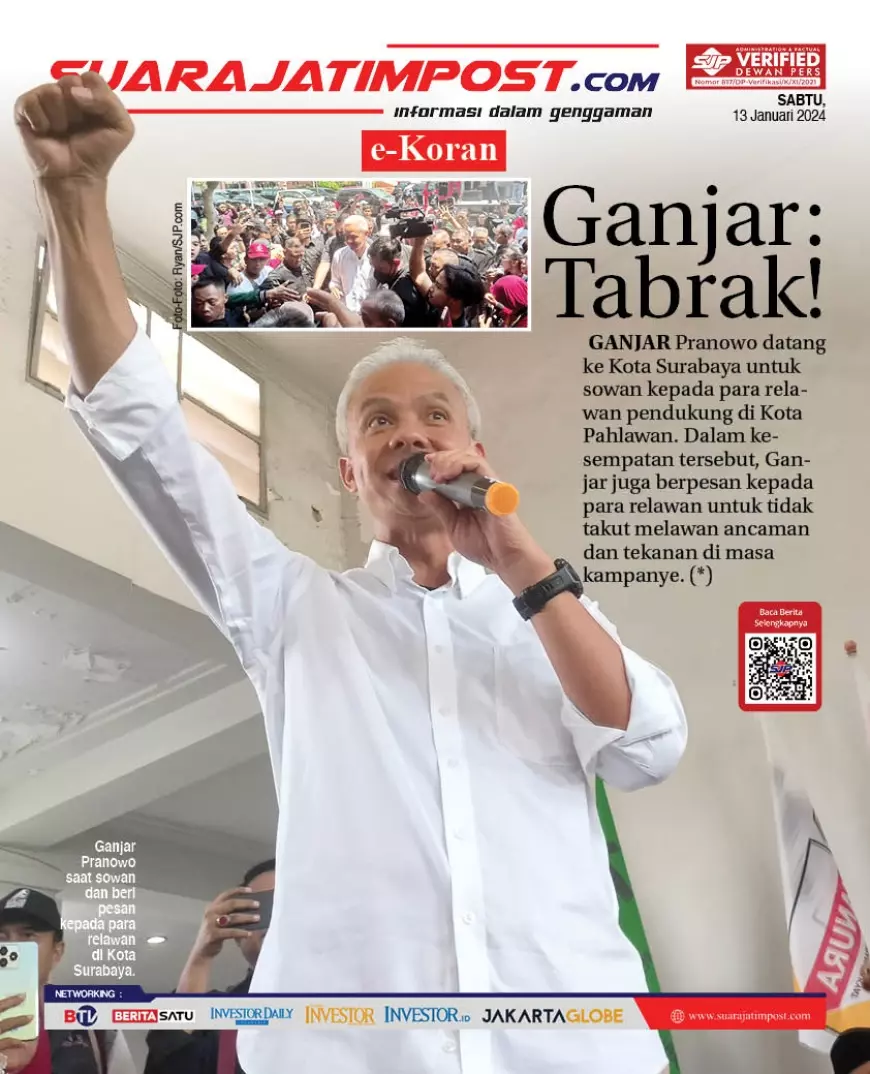 eKoran, Edisi Sabtu, 13 Januari 2024