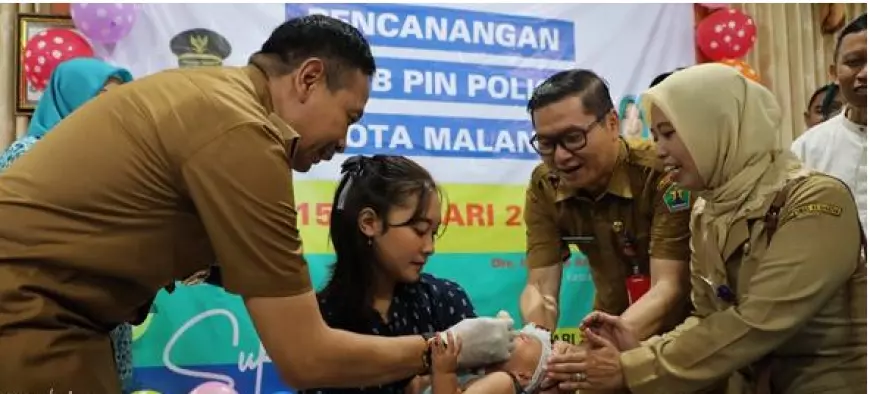 Kota Malang Canangkan Sub PIN Polio Serentak