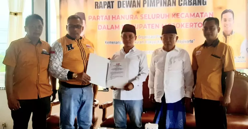 Hanura Rekom Gus Barra Maju Pilkada Kabupaten Mojokerto 2024