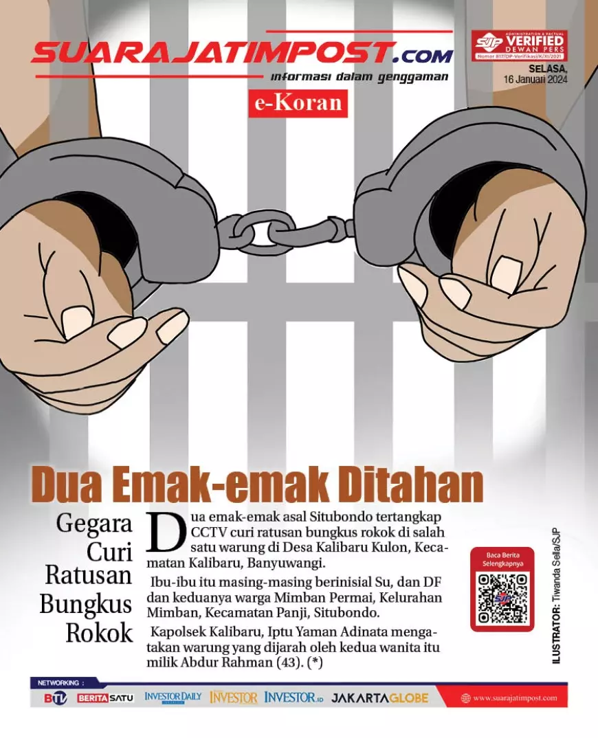 eKoran, Edisi Selasa, 16 Januari 2024