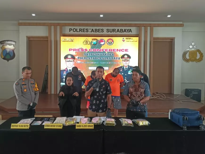 Selamatkan 72.000 Jiwa, Polrestabes Surabaya Kembali Ungkap Kasus Narkoba Jaringan Jawa Bali