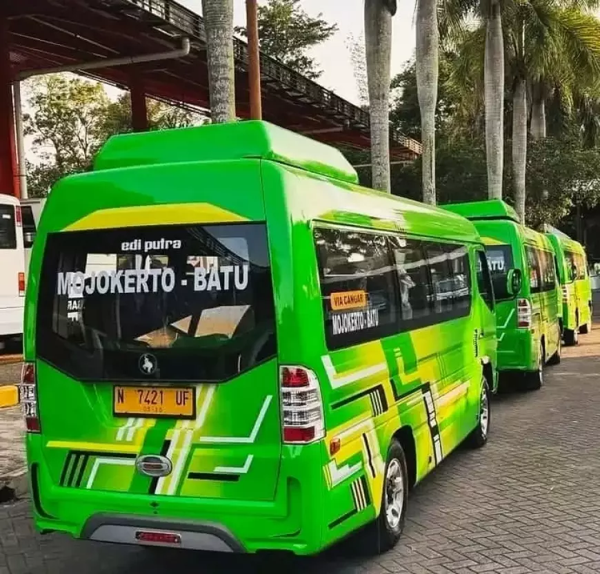 Angkutan Mini Bus Mojokerto - Batu Di Uji Coba