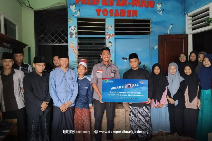 Dorong Tingkatkan Kebersihan, Dompet Dhuafa Jawa Timur Berkolaborasi PT Tempo Cabang Kediri Sasar Panti Asuhan