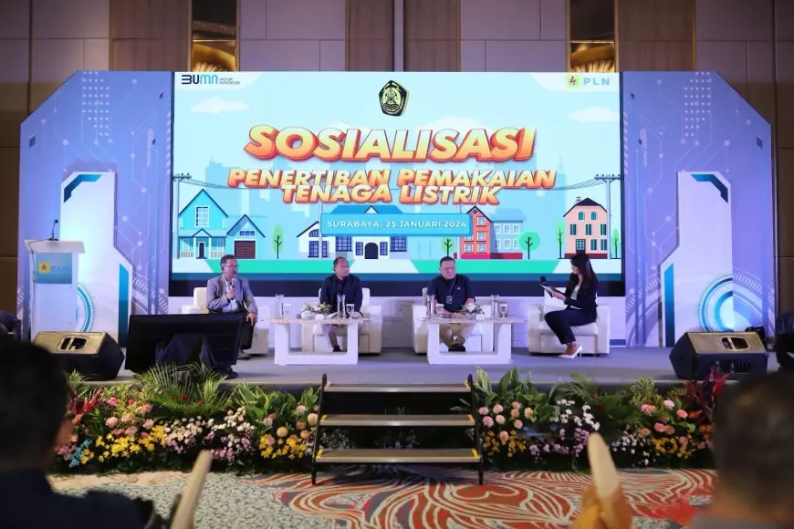 PLN dan Kementrian ESDM Sosialisasikan Penertiban Pemakaian Tenaga Listrik di Surabaya