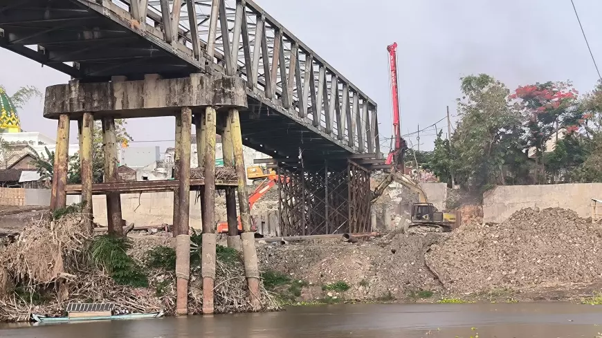 Rehabilitasi Jembatan Glendeng Capai 94 Persen, Pekan Depan Bakal Dibuka