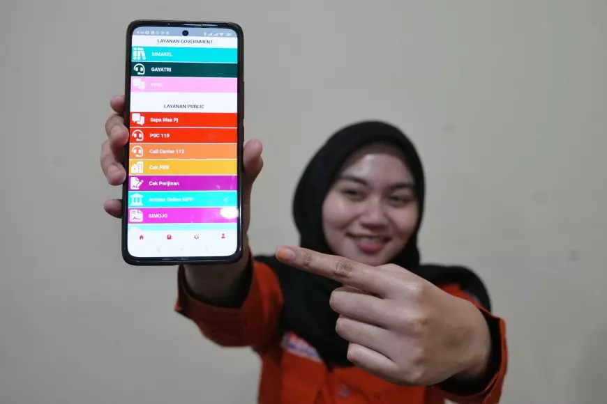 Aplikasi 'Palapa Mojo', Mudahkan Warga Kota Mojokerto Dalam Layanan Publik