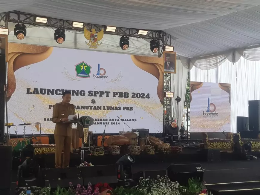 Launching SPPT PBB 2024 dan Pekan Panutan Lunas PBB, Cara Pemkot Malang Ingatkan WP