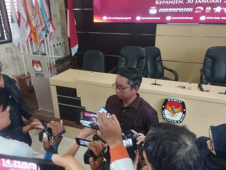 14 Hari Jelang Pilpres, KPU Kabupaten Malang Sosialisasi Kinerja Bersama Awak Media