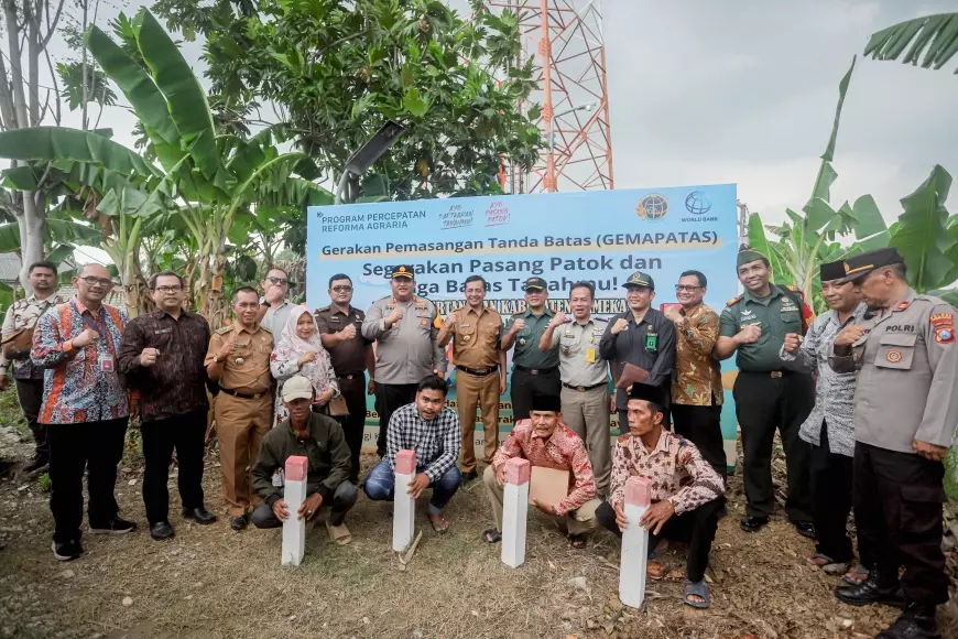Pemkab Pamekasan Launching Gemapatas, Program Patok Batas Tanah