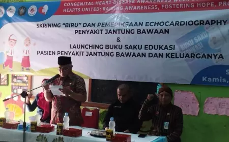 Bupati Sanusi Launching Buku Saku Penyakit Jantung Bersama PERKI di SDN 1 Ngijo Kabupaten Malang