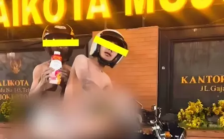 Akhirnya, 2 Pemuda Kendarai Motor dengan Popok Dibawa Satreskrim Polres Mojokerto Kota