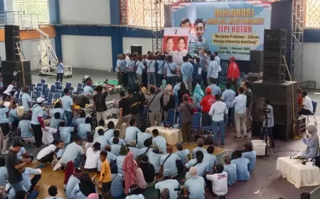 Ribuan Masyarakat Lamongan Deklarasikan Dukungan Untuk Prabowo - Gibran