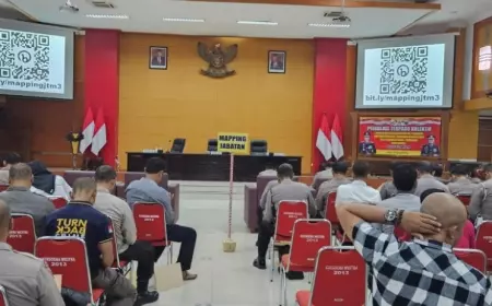 Tes Psikologi Pemetaan Jabatan dan Pemakaian Senpi Diikuti Ratusan PersonIl Polres Blitar Kota