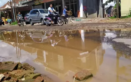 Atasi Genangan Air Mirip Kolam, Ini Rencana Dinas BSBK Bondowoso
