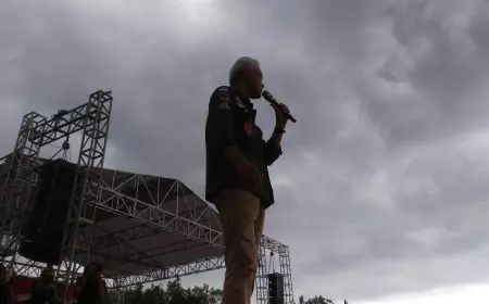 Ganjar Pranowo Kunjungi Tuban Hadiri Hajatan Rakyat  Diringi Hujan dan Petir