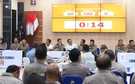 Kemeriahan Lomba Cerdas Cermat Polres Malang Jelang HPN 2024