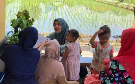Mengintip Keseruan Posyandu Balita Di Jombang Melatih Kemampuan Motorik