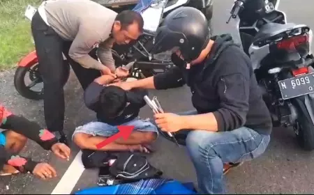 Diduga Hendak Tawuran di JLS, Pemuda Pembawa Sajam Diringkus Polsek Kencong Kabupaten Jember