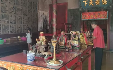 Umat Tri Dharma Di Jombang Bersihkan Klenteng Jelang Imlek 2024