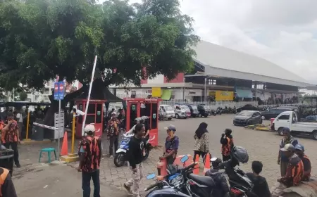 Carut Marut Parkir Pasar Induk Kota Batu, Jukir dan PP Kembali Gelar Aksi