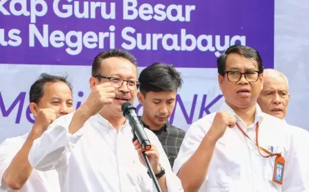 Gubes, Sivitas Akademika dan Alumni UNESA Serukan Kawal Demokrasi
