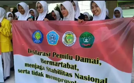 Pernyataan Sikap Civitas Akademi Sejumlah Kampus Kesehatan di Kediri Soal Pemilu Damai
