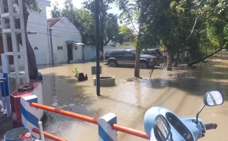 Dua Jam Hujan Deras, Sejumlah Wilayah Bojonegoro Terendam Banjir